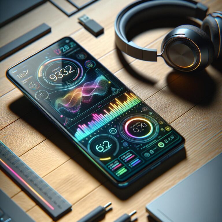 Google Pixel smartphone showcasing the exclusive battery health tool with colorful metrics on the screen