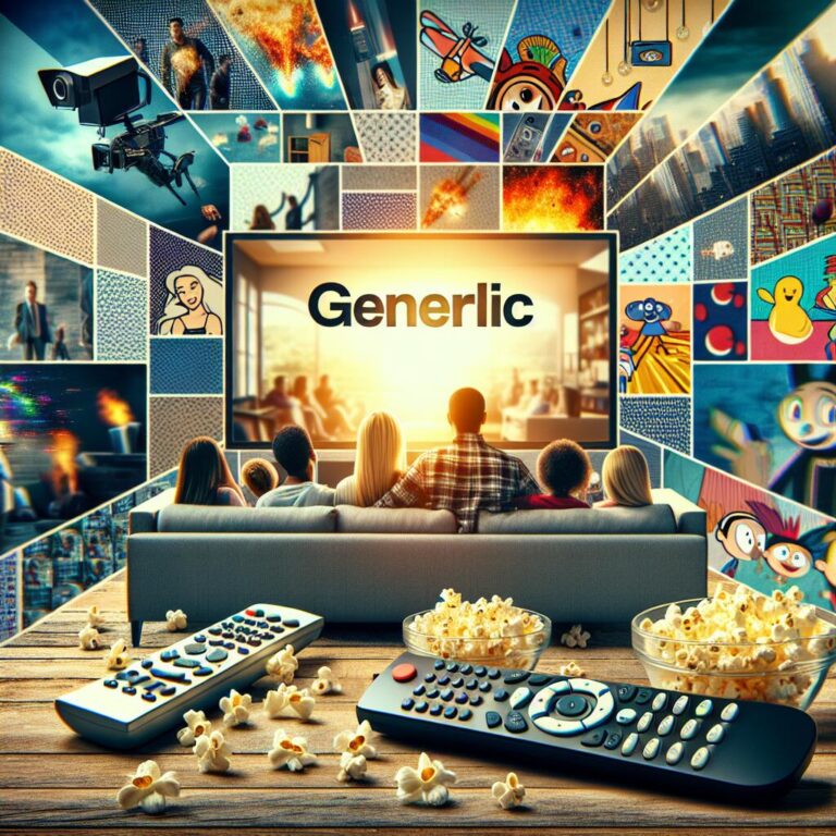 Family enjoying Disney+ streaming on a cozy living room TV, surrounded by Disney merchandise and snacks.