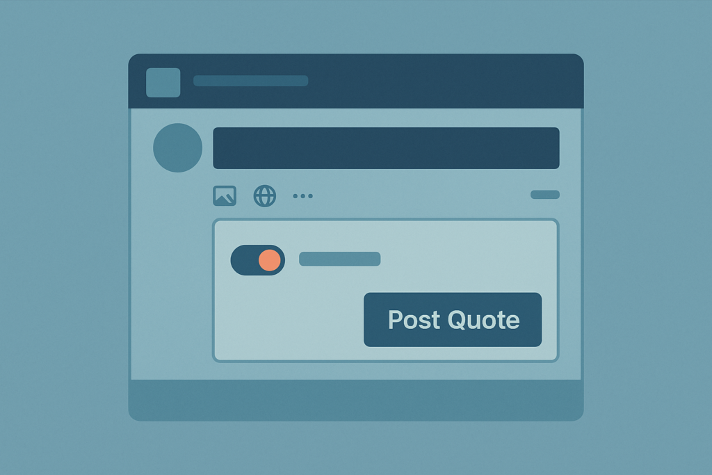 Mastodon web interface displaying quote post feature settings.